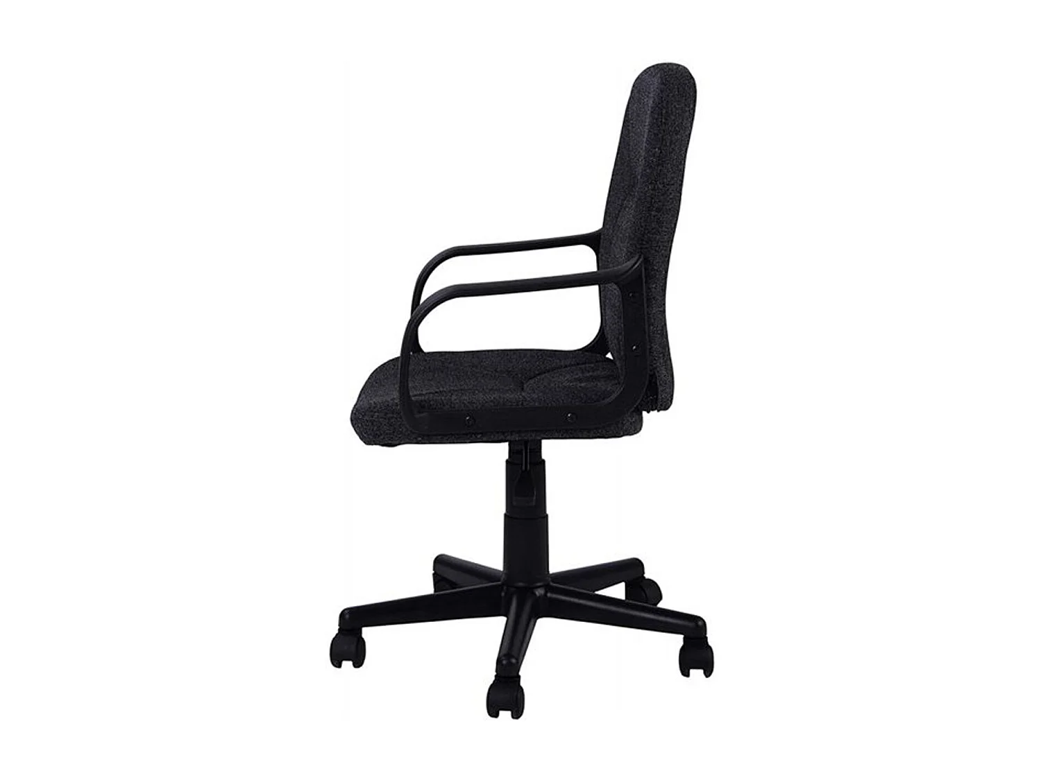 Sillón giratorio Génesis tejido gris marengo 87-96x55x55 cm Adec