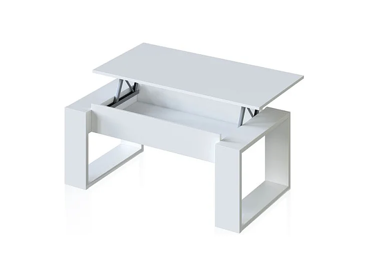 Mesa de centro elevable Neo Blanco Artik (Blanco Mate)