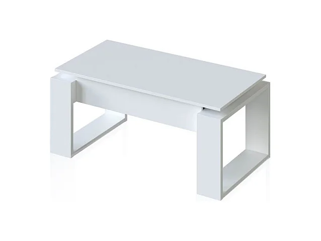 Mesa de centro elevable Neo Blanco Artik (Blanco Mate)