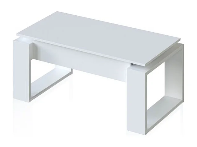 Mesa de centro elevable Neo Blanco Artik (Blanco Mate)