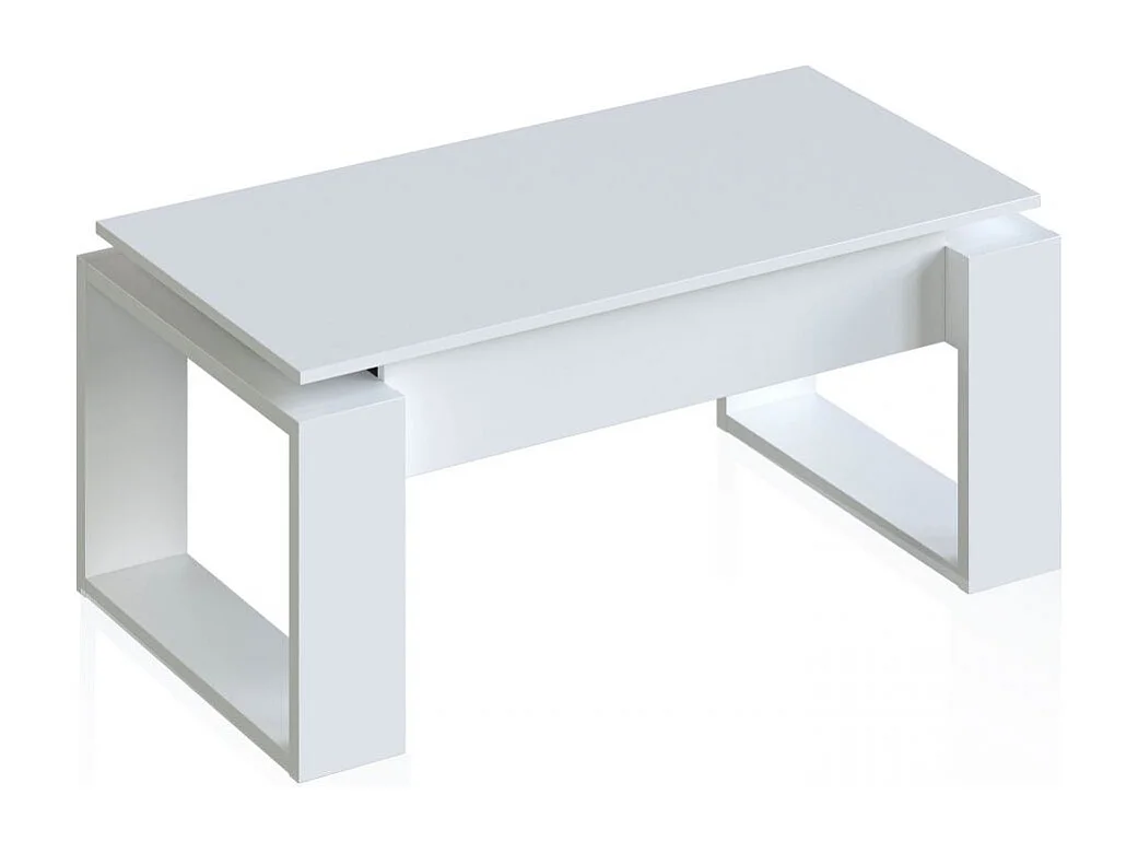 Mesa de centro elevable Neo Blanco Artik (Blanco Mate)