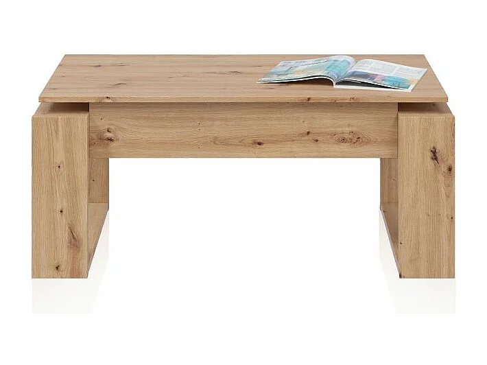 Mesa de centro elevable Neo Roble Nodi