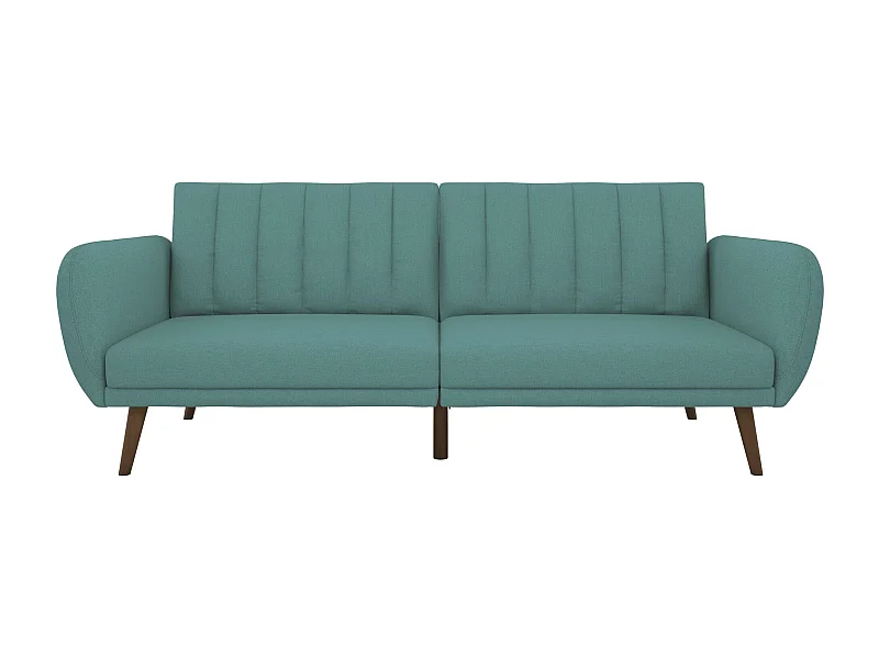 Brittany | Divano letto 3 posti in tessuto blu