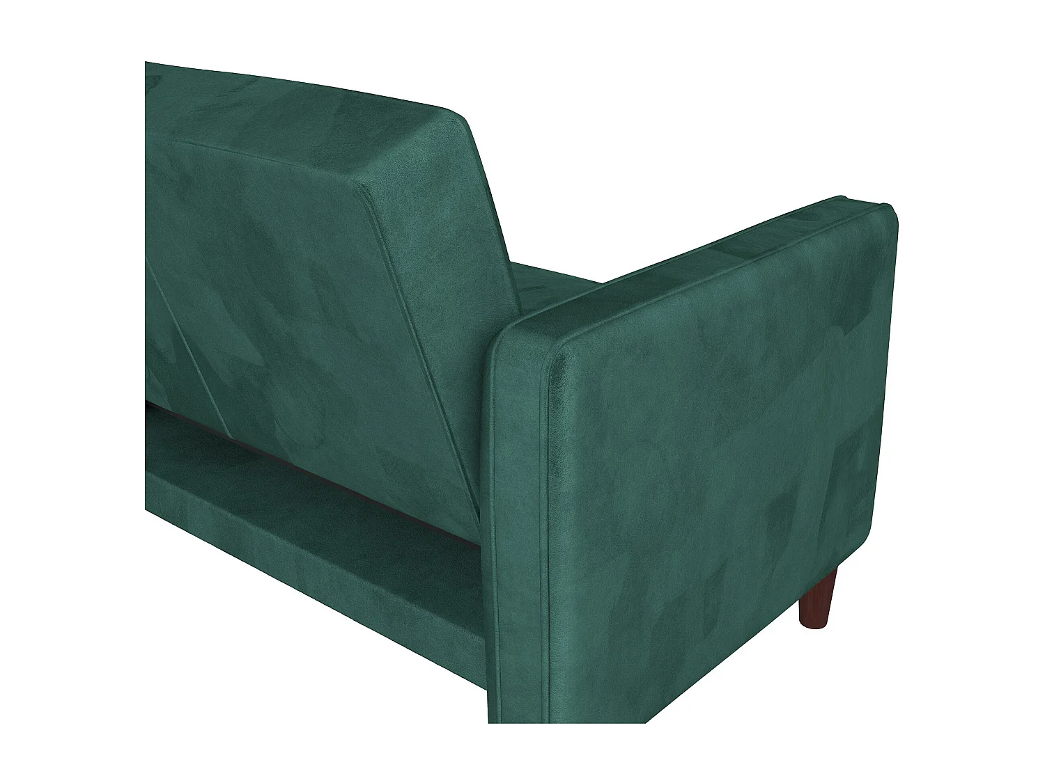 Pin Tufted | Schlafsofa 3-Sitzer aus Samt Grün