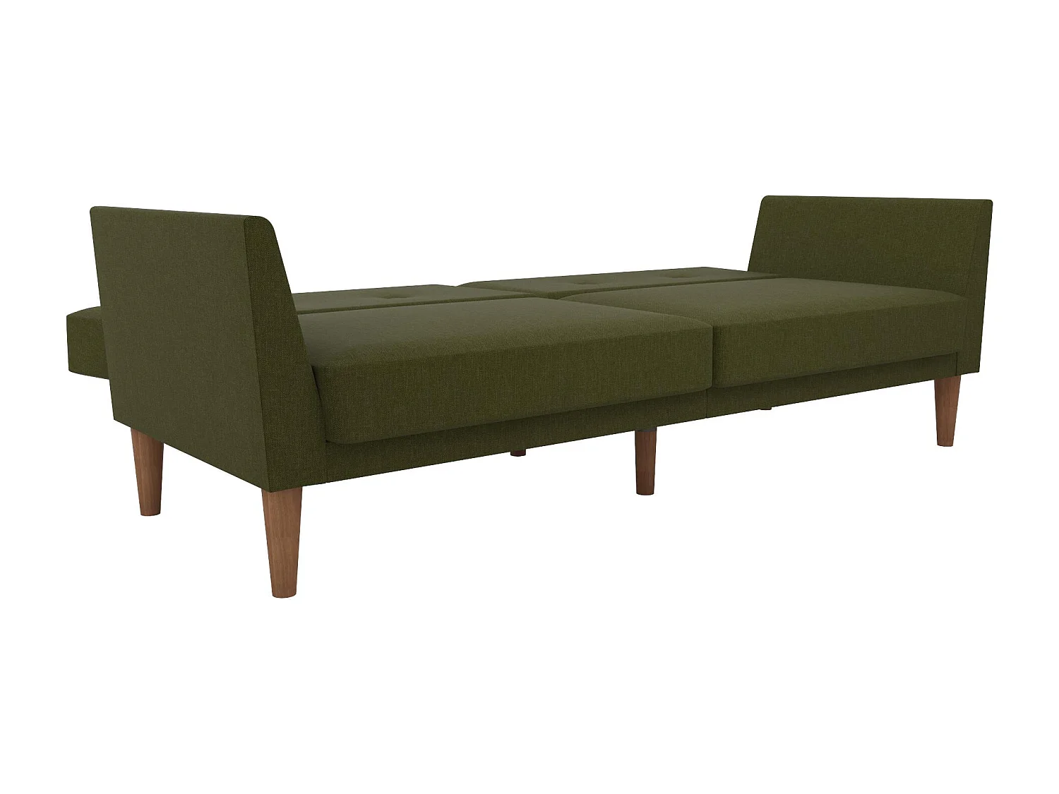 Regal | Canapé 3 places convertible clic-clac en tissu vert