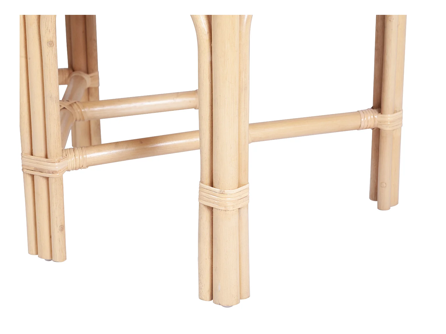 Banc en rotin - Coloris : Naturel - LUMANIO