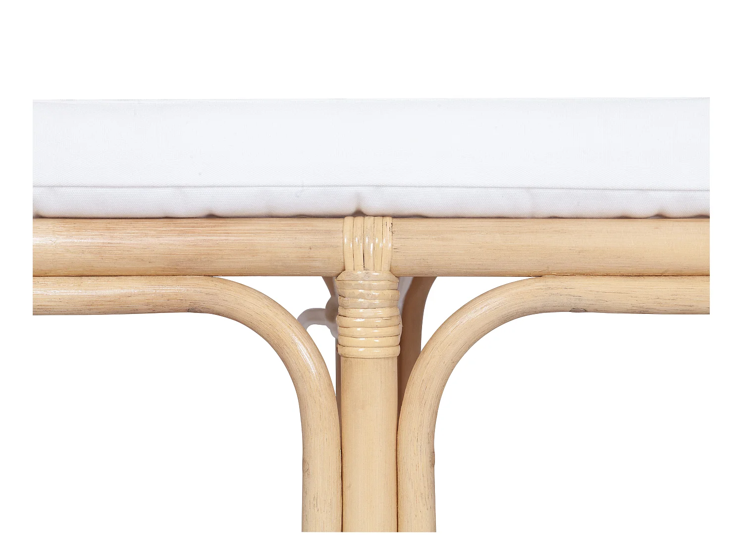 Banc en rotin - Coloris : Naturel - LUMANIO