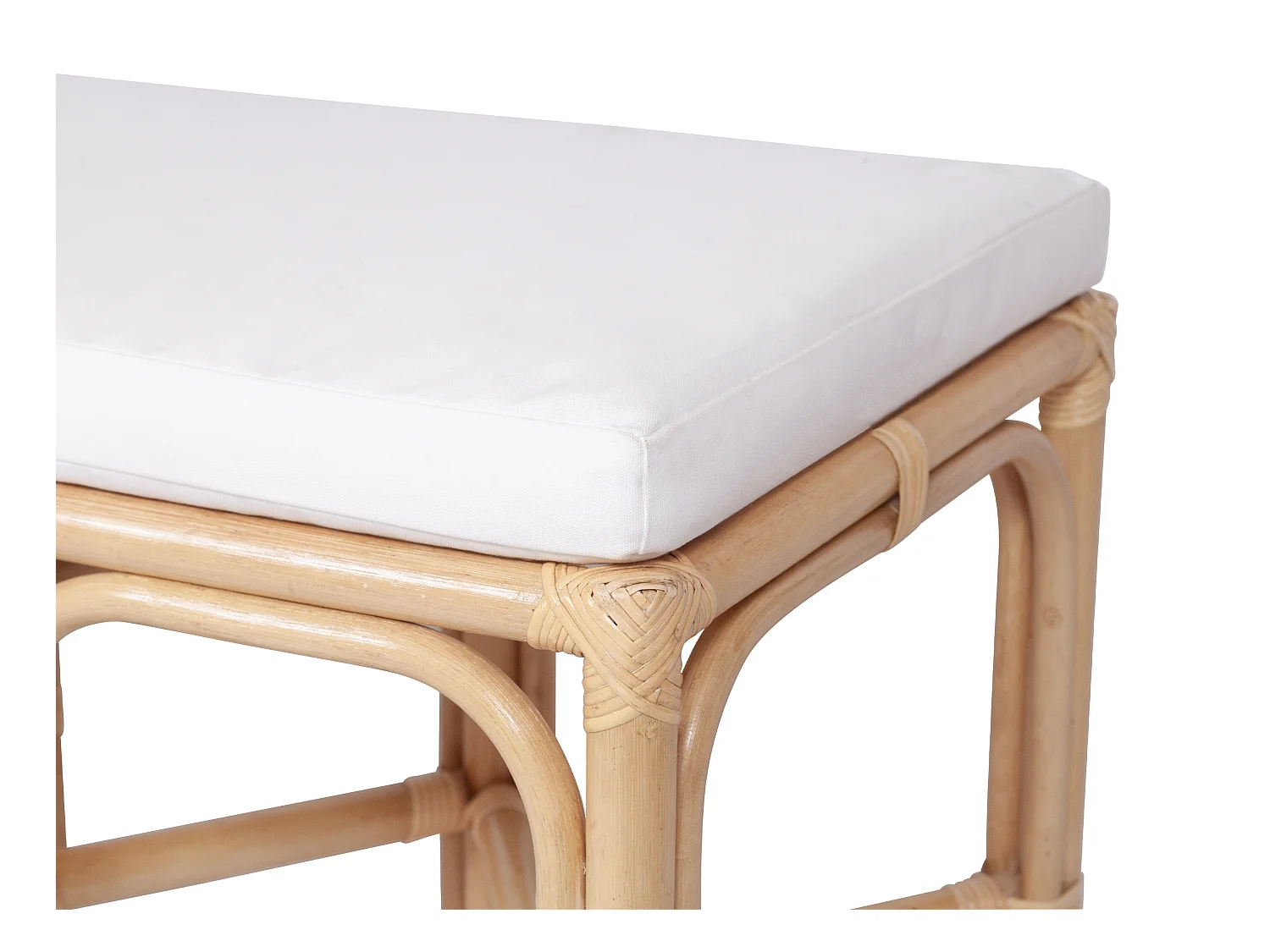 Banc en rotin - Coloris : Naturel - LUMANIO