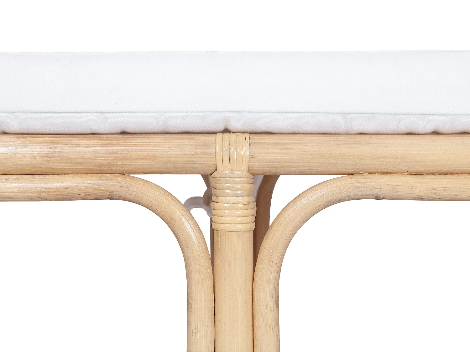 Banc en rotin - Coloris : Naturel - LUMANIO