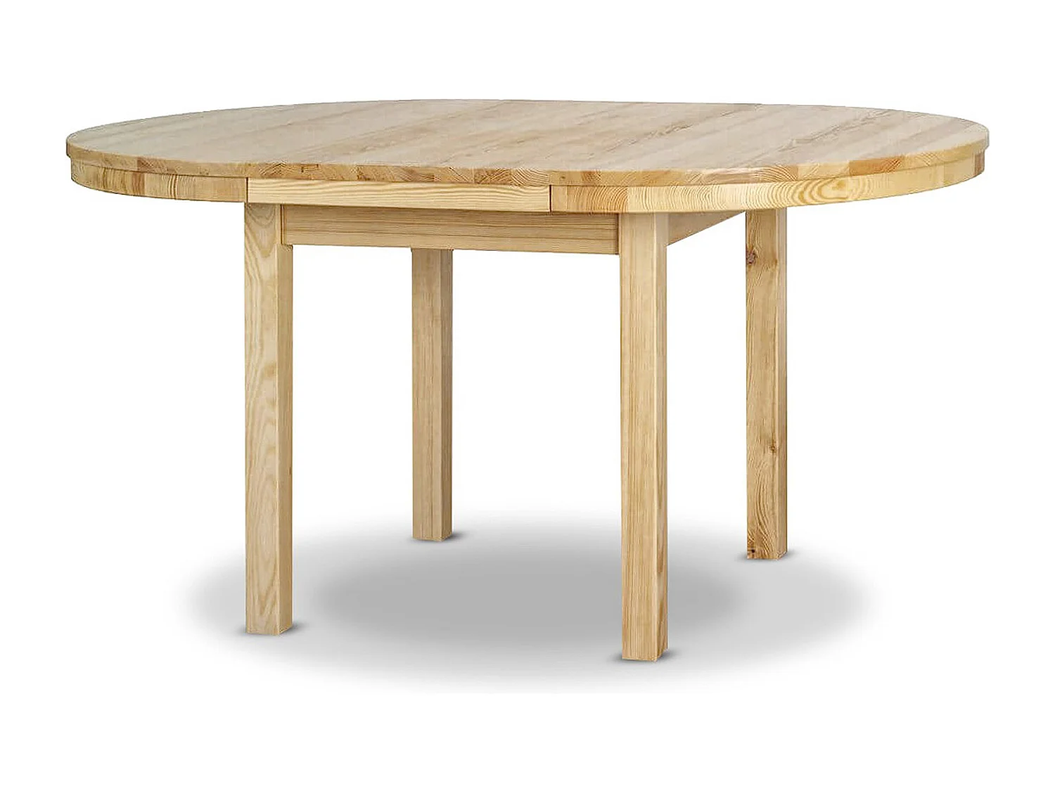 Ronde tafel 100 - 150 cm uitschuifbare houten tafel, grenen