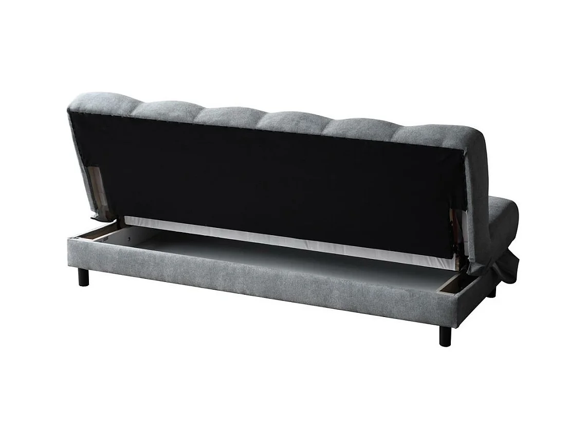 CANAPE 3 PLACES Simon gris clair