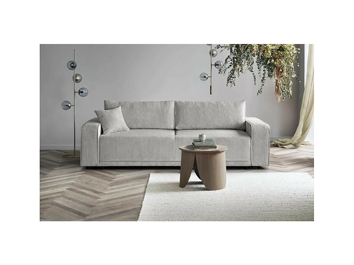 CANAPE-lit Primo 3 places Gris