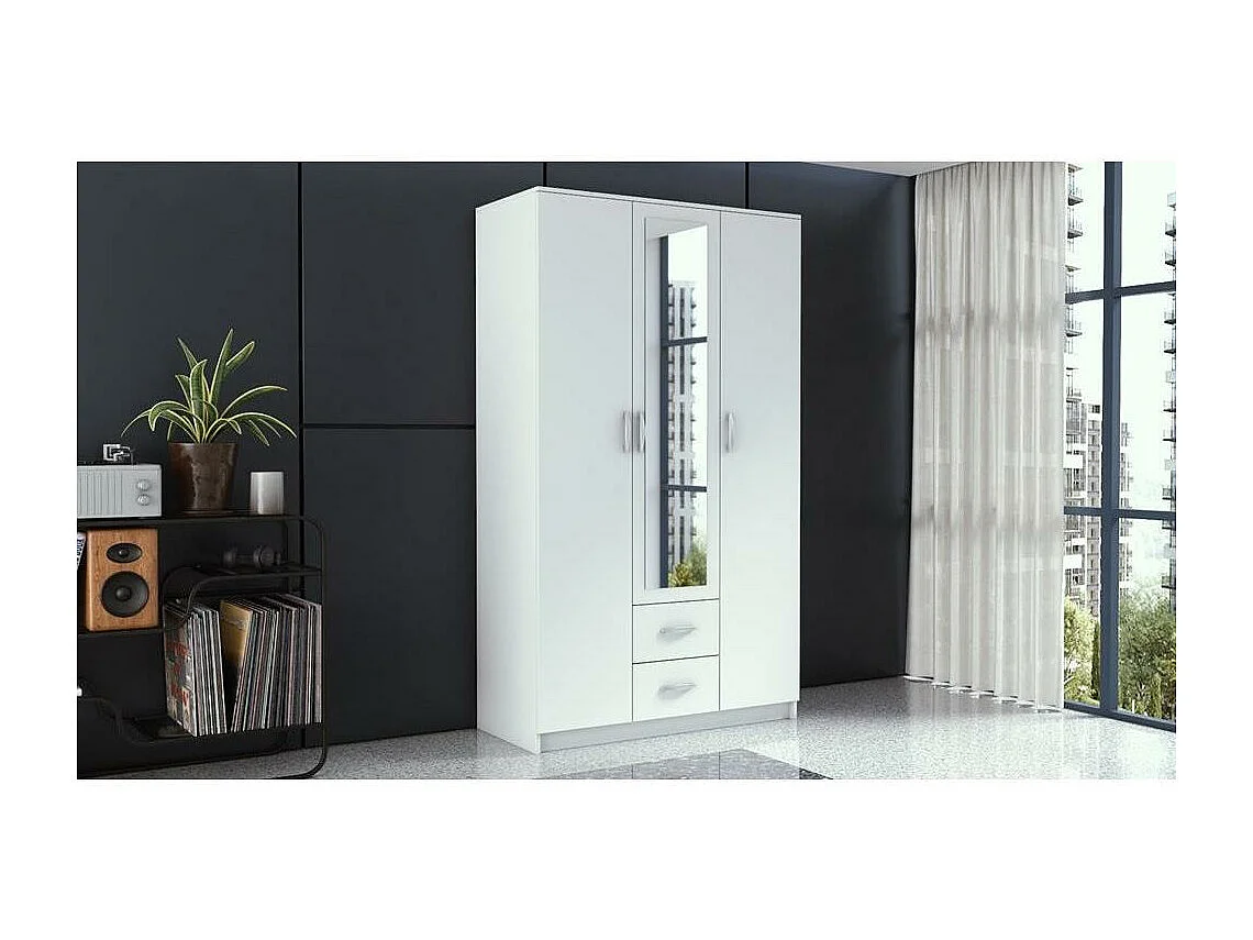 ARMOIRE À PORTES TROIS Lucas 120/205/52 4 portes