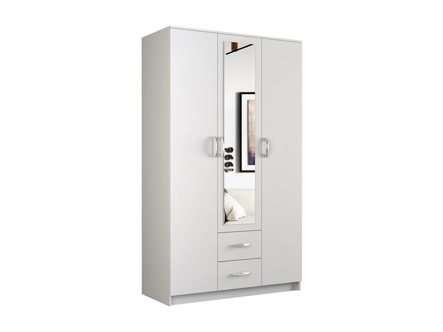 ARMOIRE À PORTES TROIS Lucas 120/205/52 4 portes