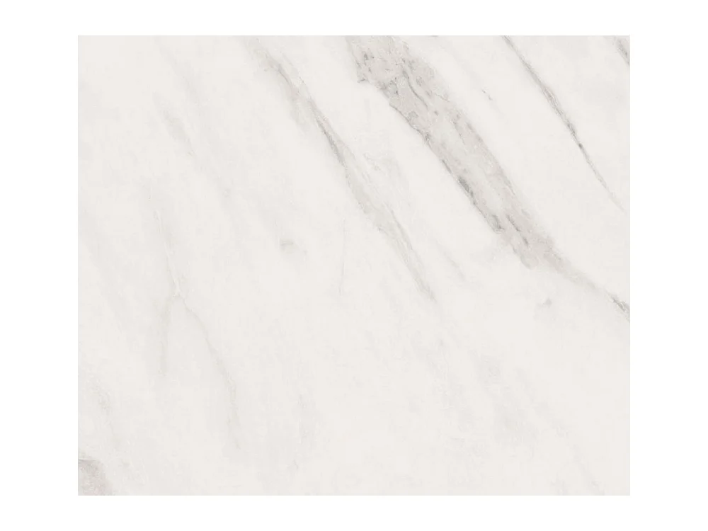 Couchtisch Cameron 76/66 cm, 2er-Set Beistelltisch Quadratisch, Wohnzimmertisch Industrial, Sofatisch mit Metallgestell Schwarz, Kaffeetisch Modern - Marmor Weiß