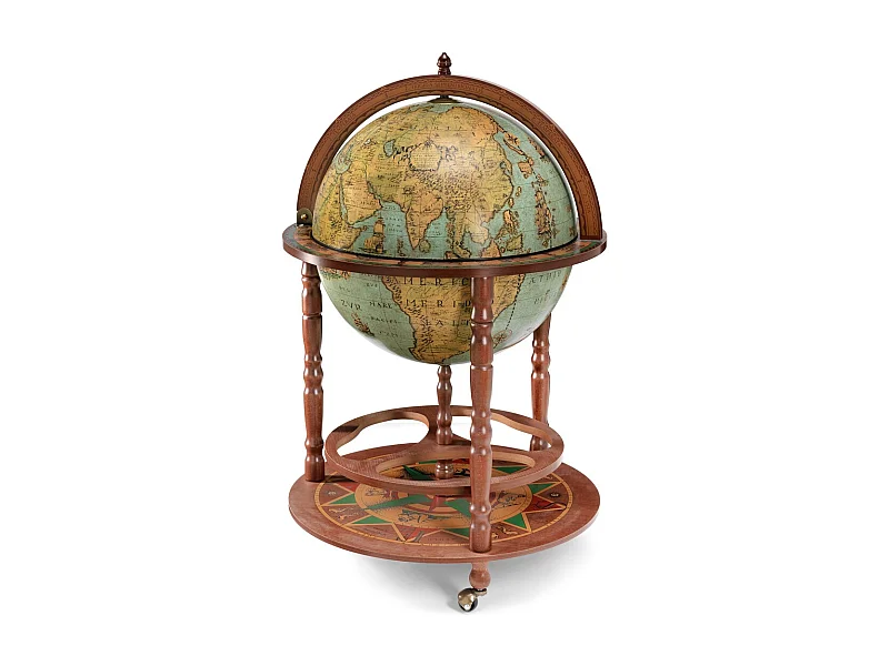 Bar Tafelglobe Calipso, Groen, 60x60x98 cm, Zoffoli