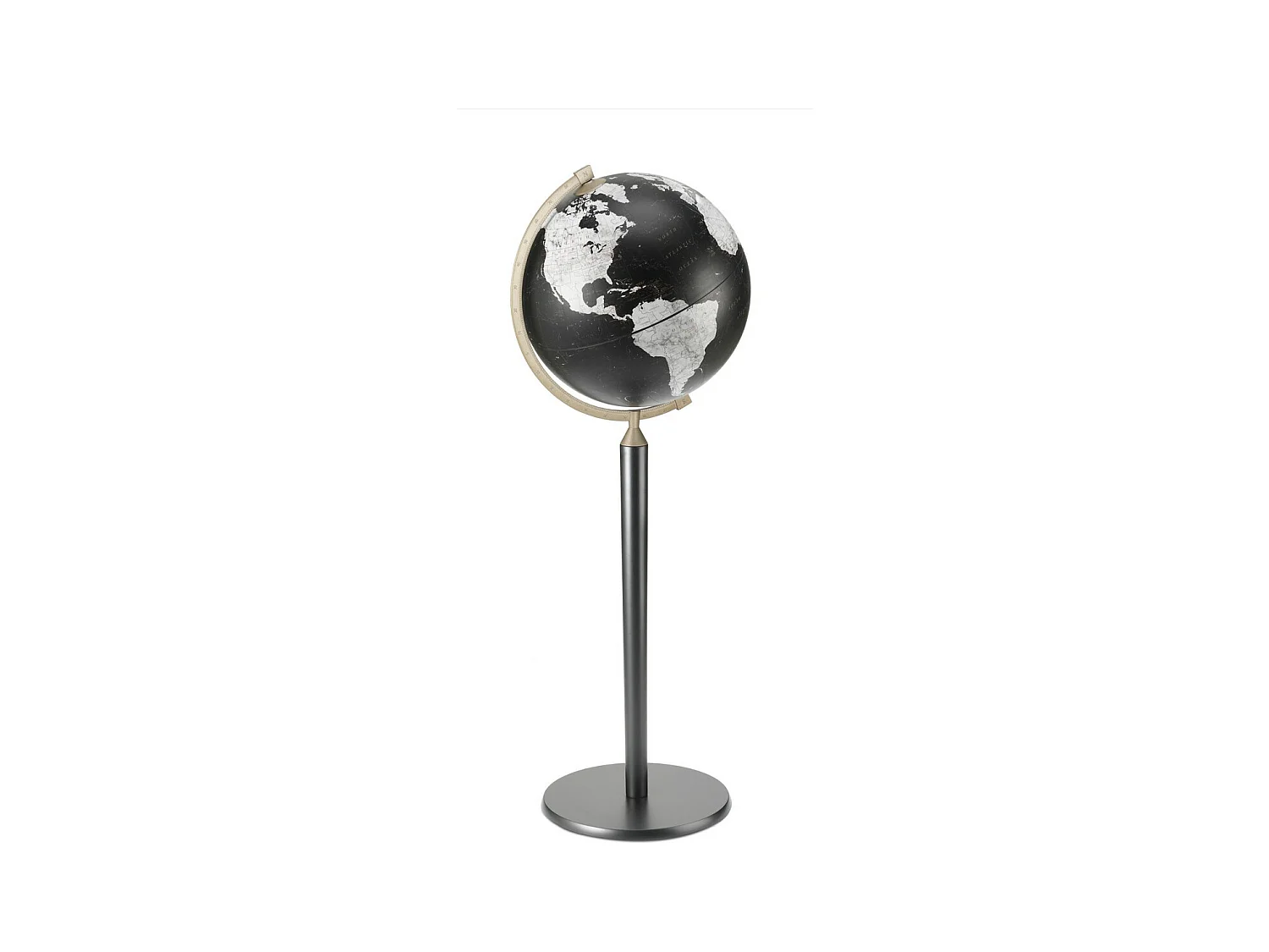 Globe de Sol Vasco Da Gama, Noir, 43x43x115 cm, Zoffoli