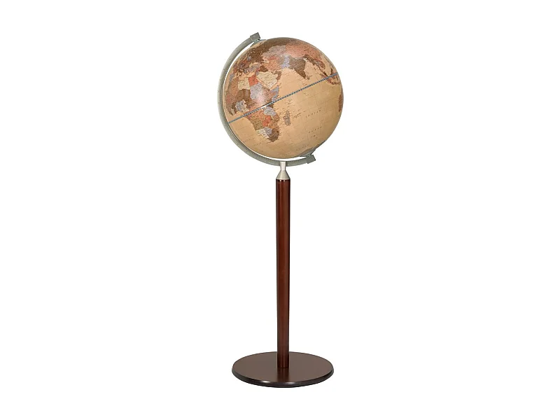 Globo de Terra Vasco Da Gama, Laranja, 43x43x115 cm, Zoffoli