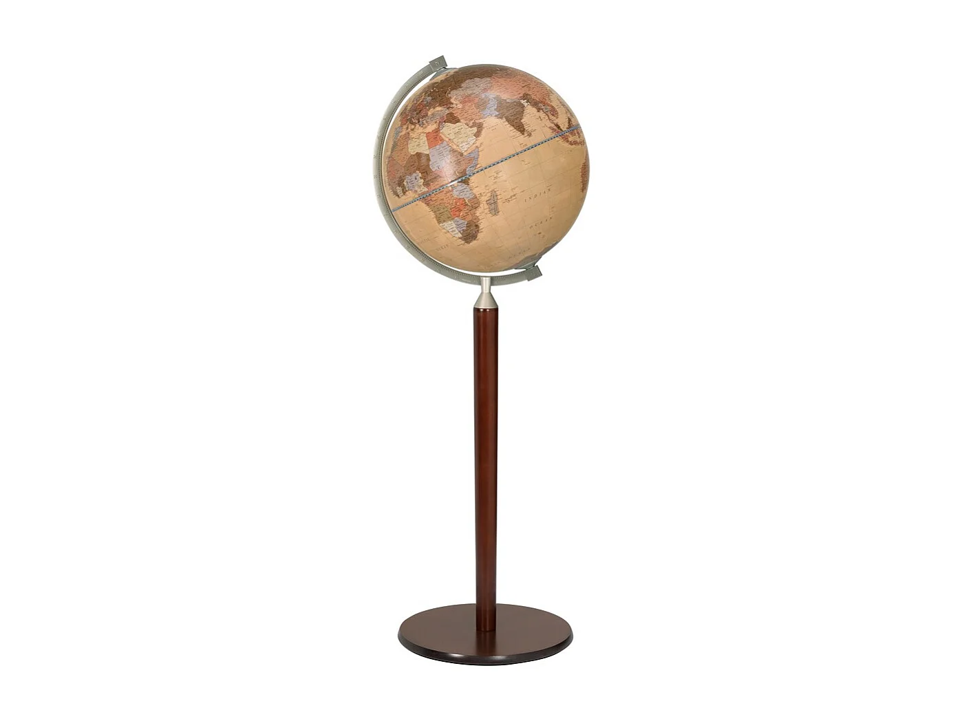 Globo de Terra Vasco Da Gama, Laranja, 43x43x115 cm, Zoffoli