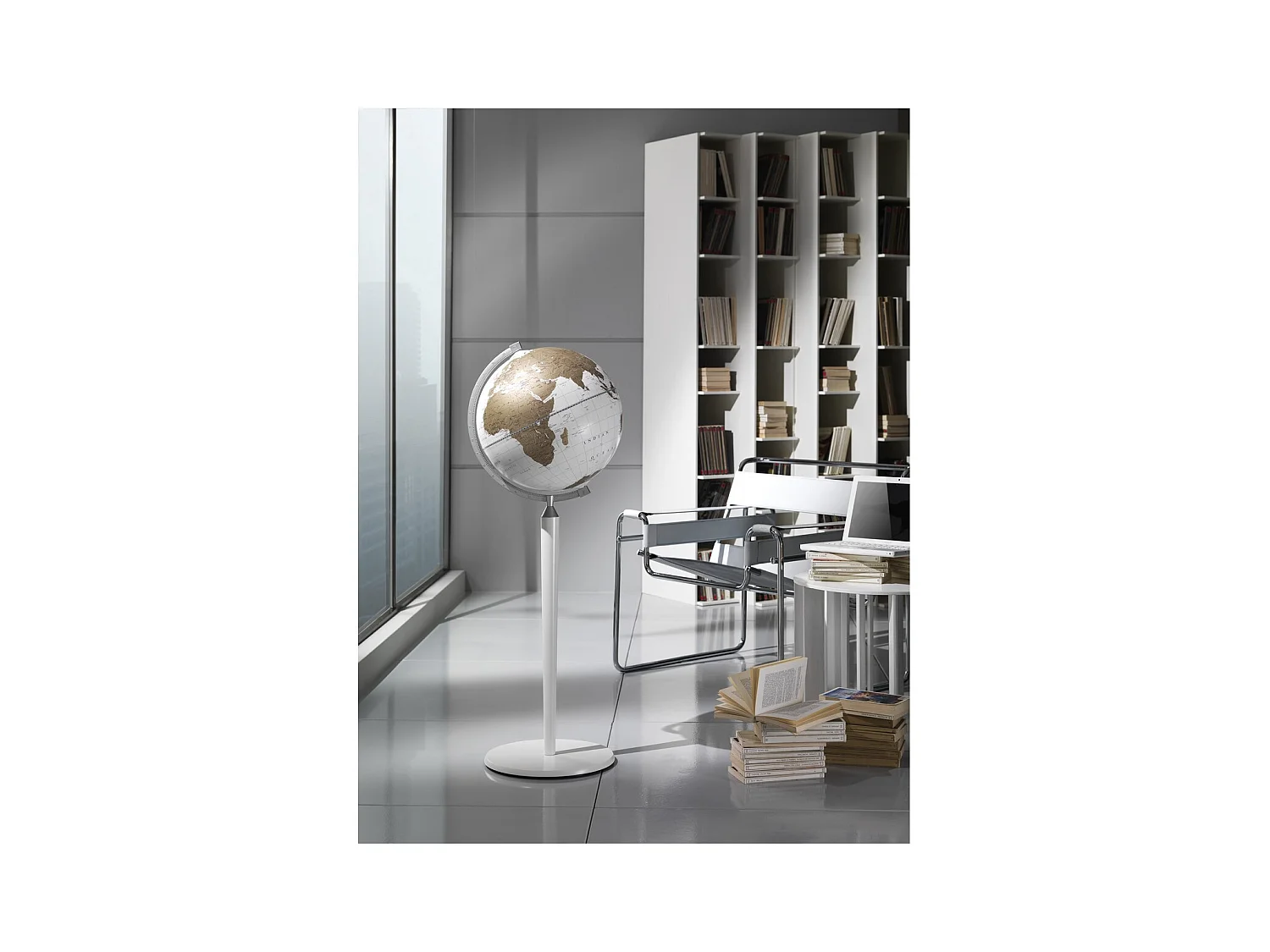 Kula Ziemska Vasco Da Gama, Biały, 43x43x115 cm, Zoffoli