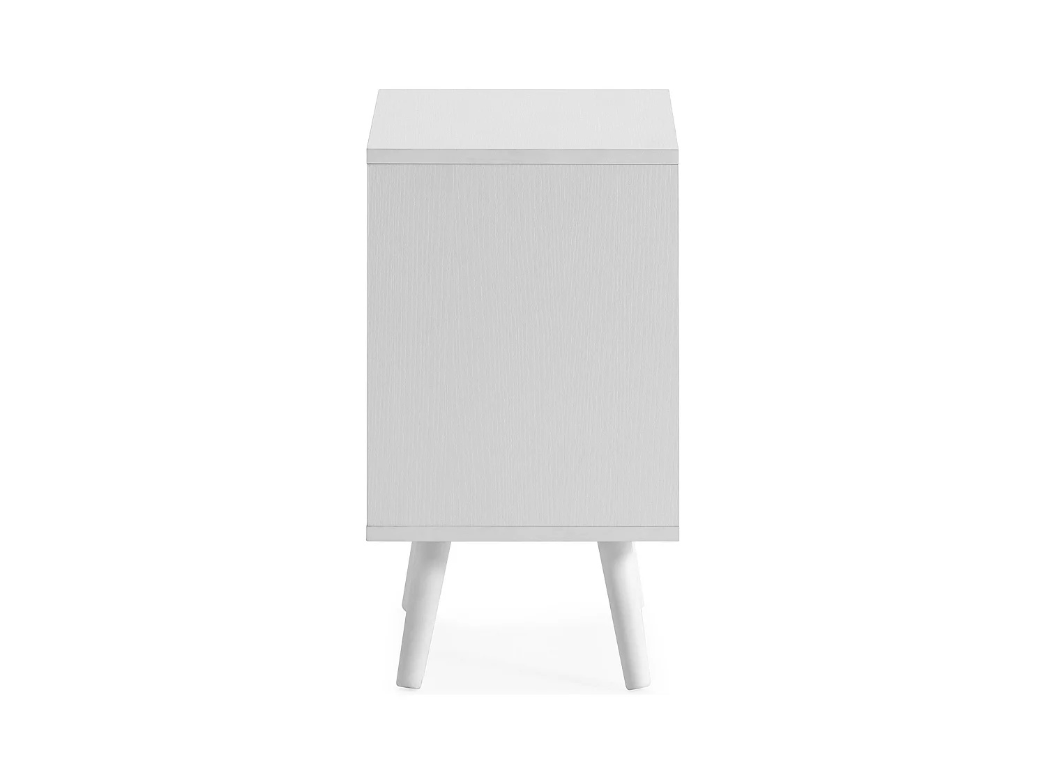 Nachttisch Telmo 2 schubladen Weiß
