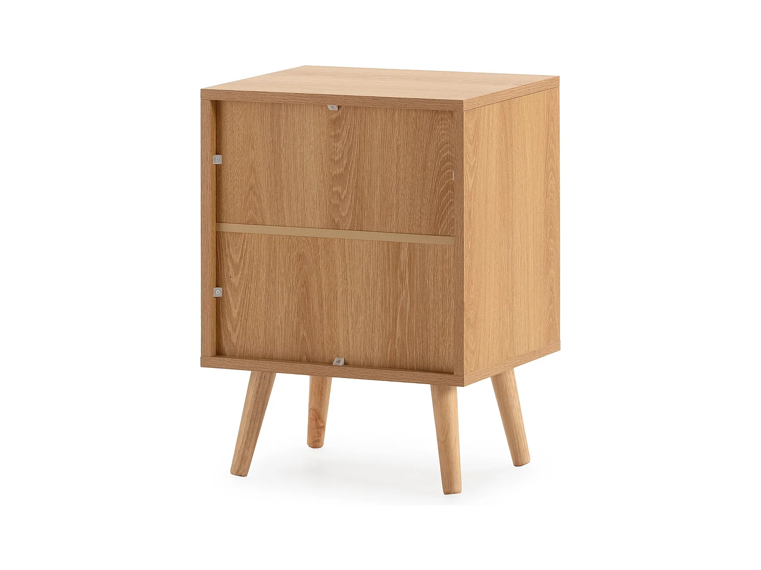 Table de chevet Telmo 2 tiroirs couleur Chêne