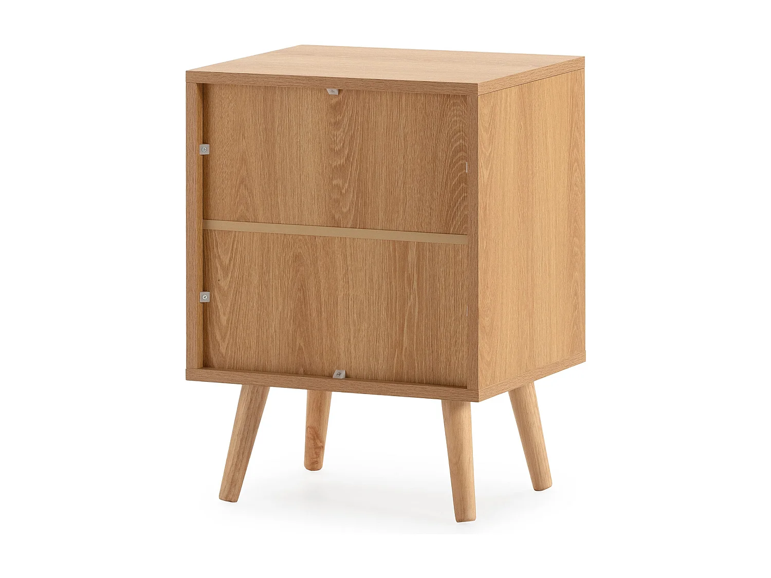 Table de chevet Telmo 2 tiroirs couleur Chêne