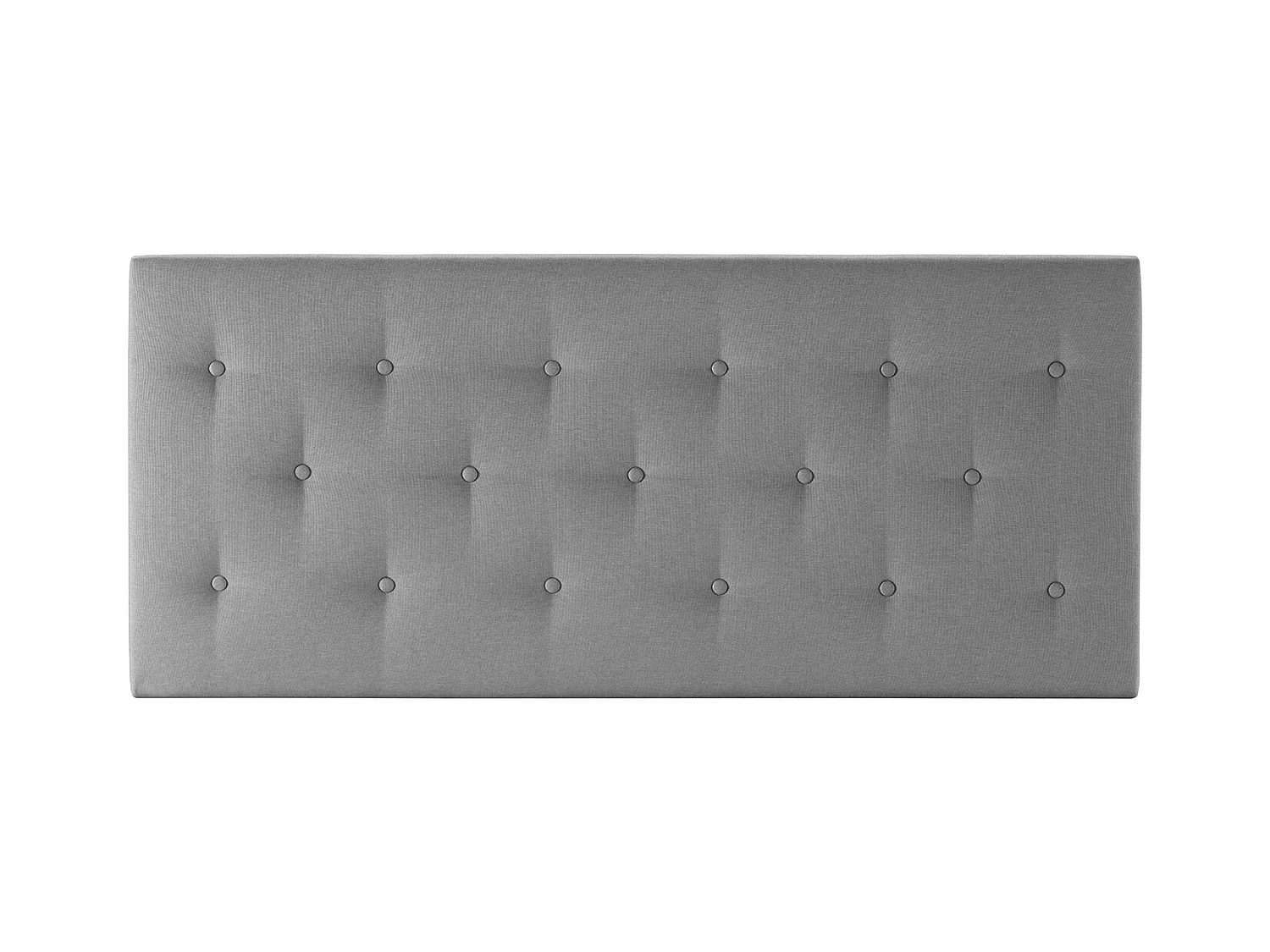 Tête de lit tapissée Turin 140x60 cm Gris