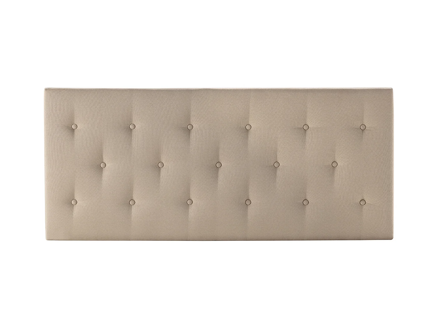 Tête de lit tapissée Turin 140x60 cm Beige