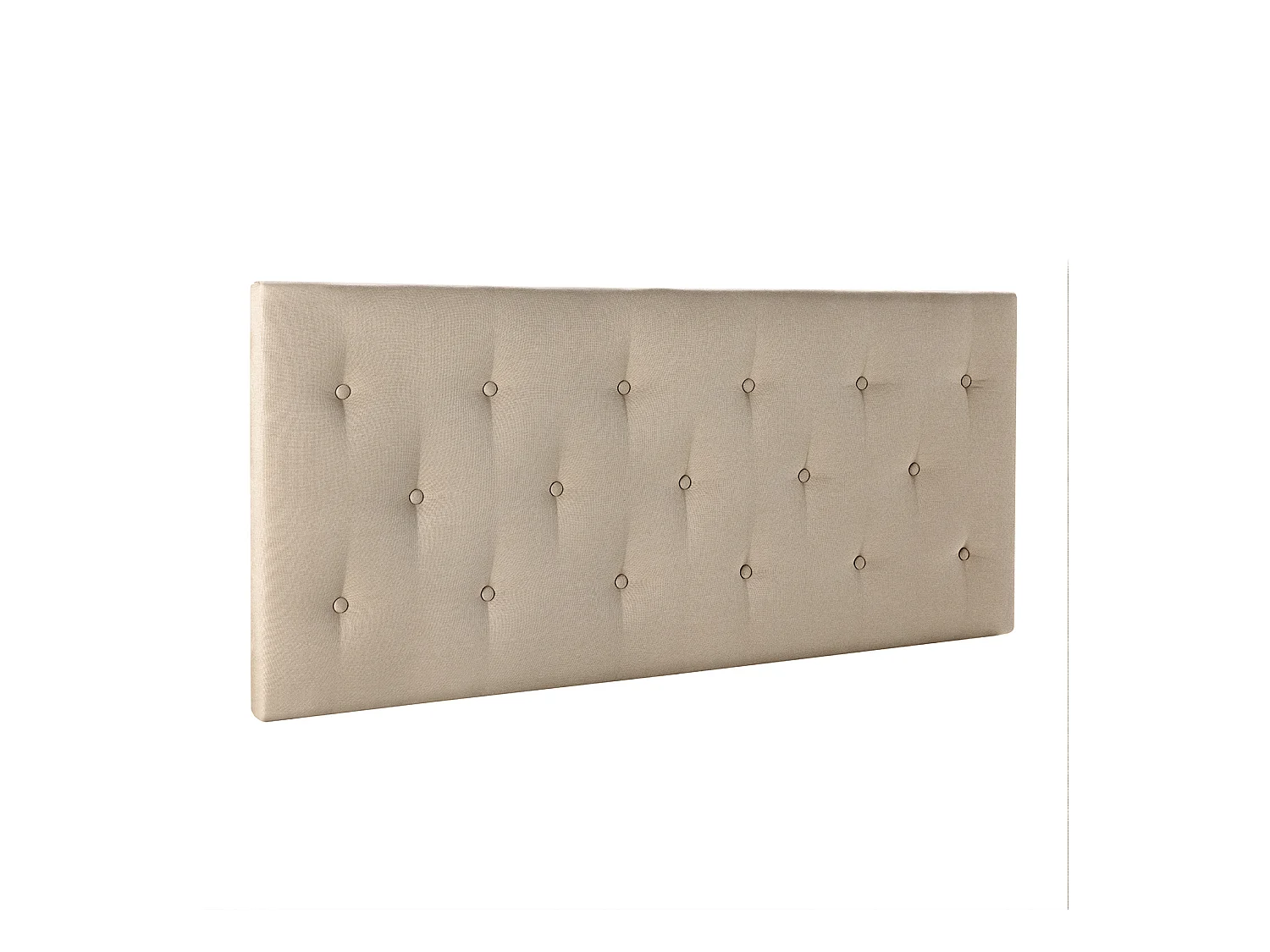 Tête de lit tapissée Turin 140x60 cm Beige