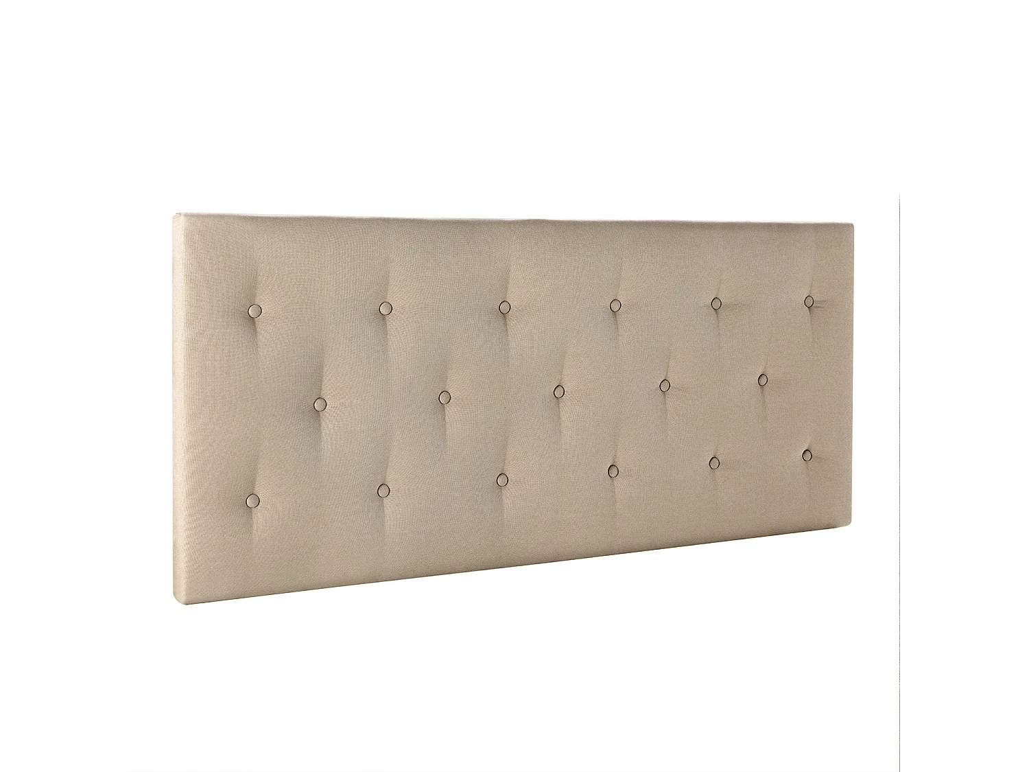 Tête de lit tapissée Turin 140x60 cm Beige