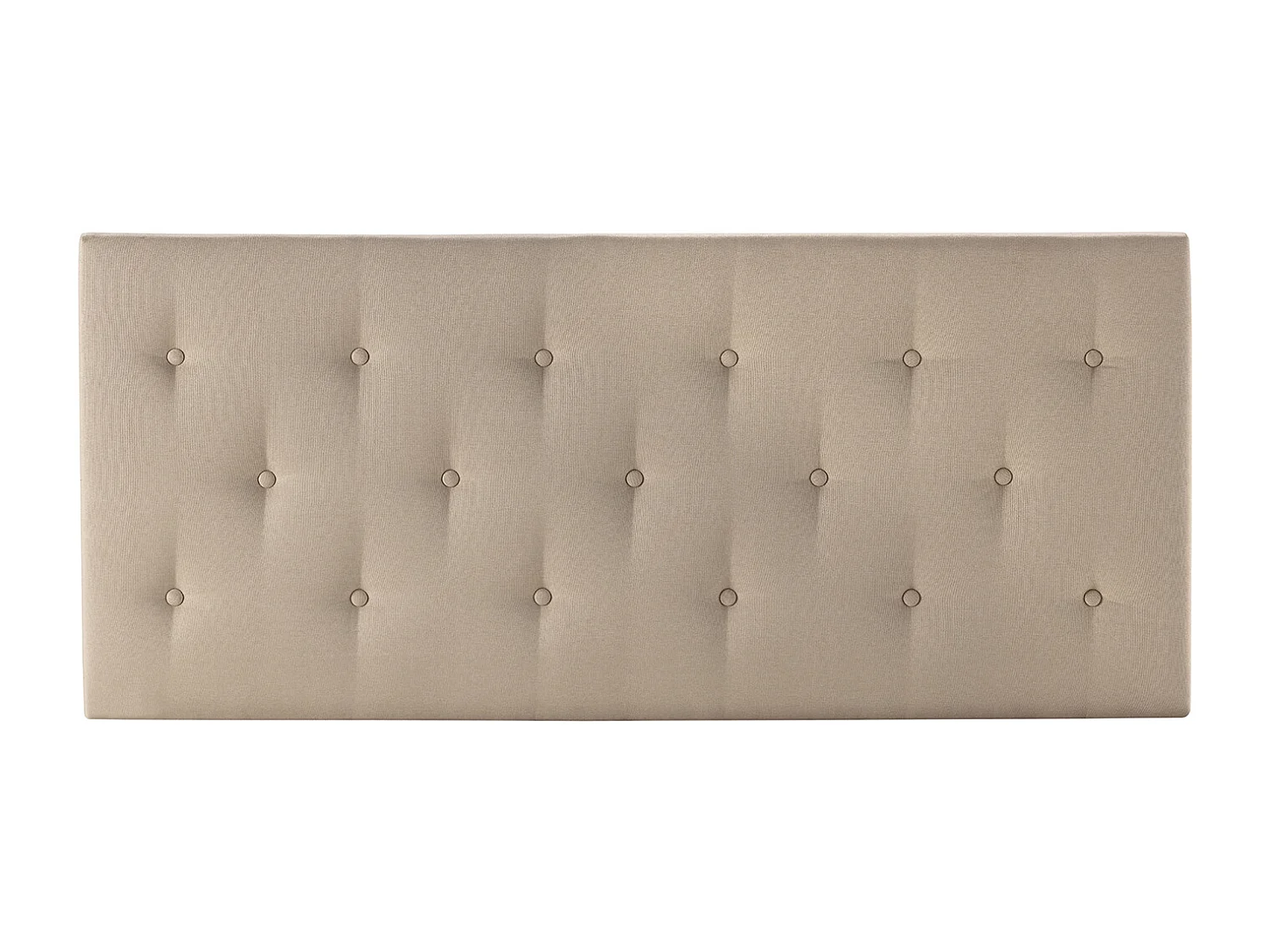 Tête de lit tapissée Turin 140x60 cm Beige