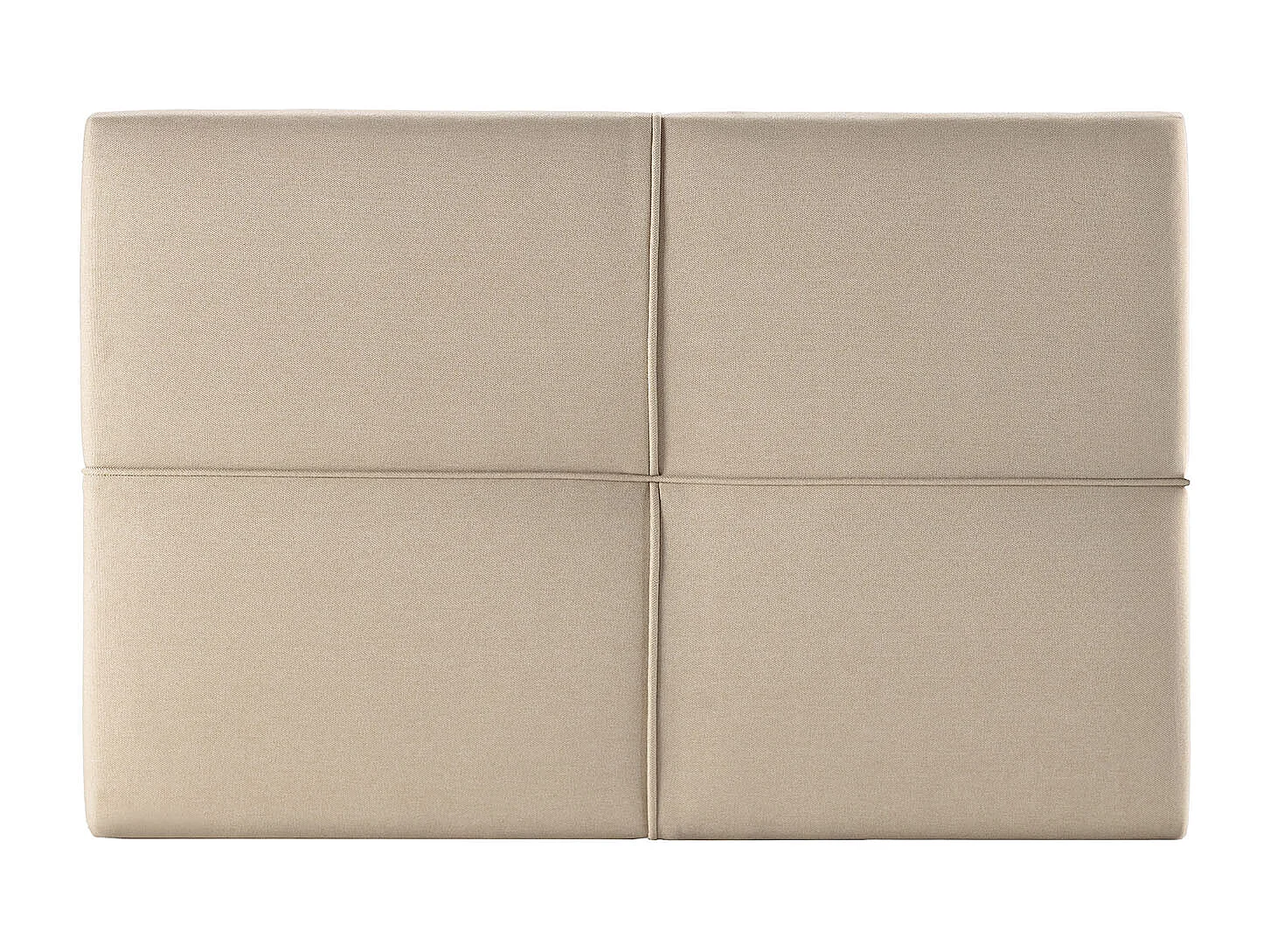 Testiera imbottita Sicilia 90x60 cm Beige