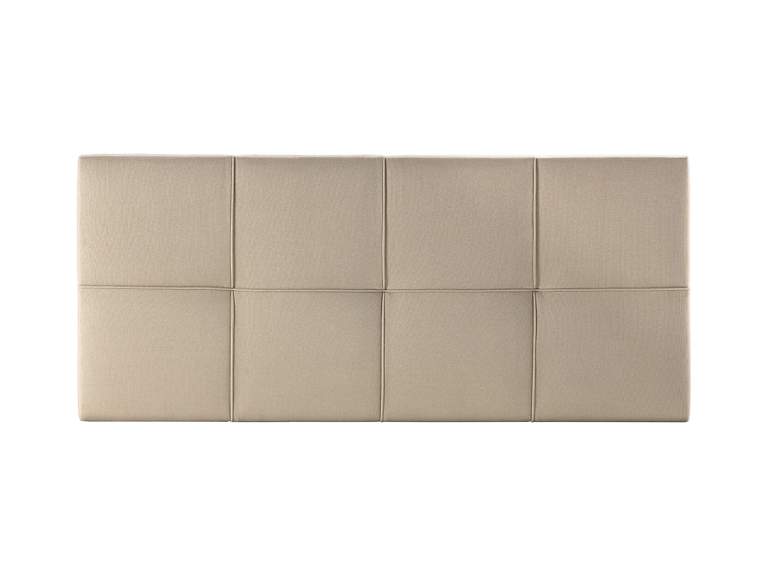 Tête de lit tapissée Sicilia 160x60 cm Beige