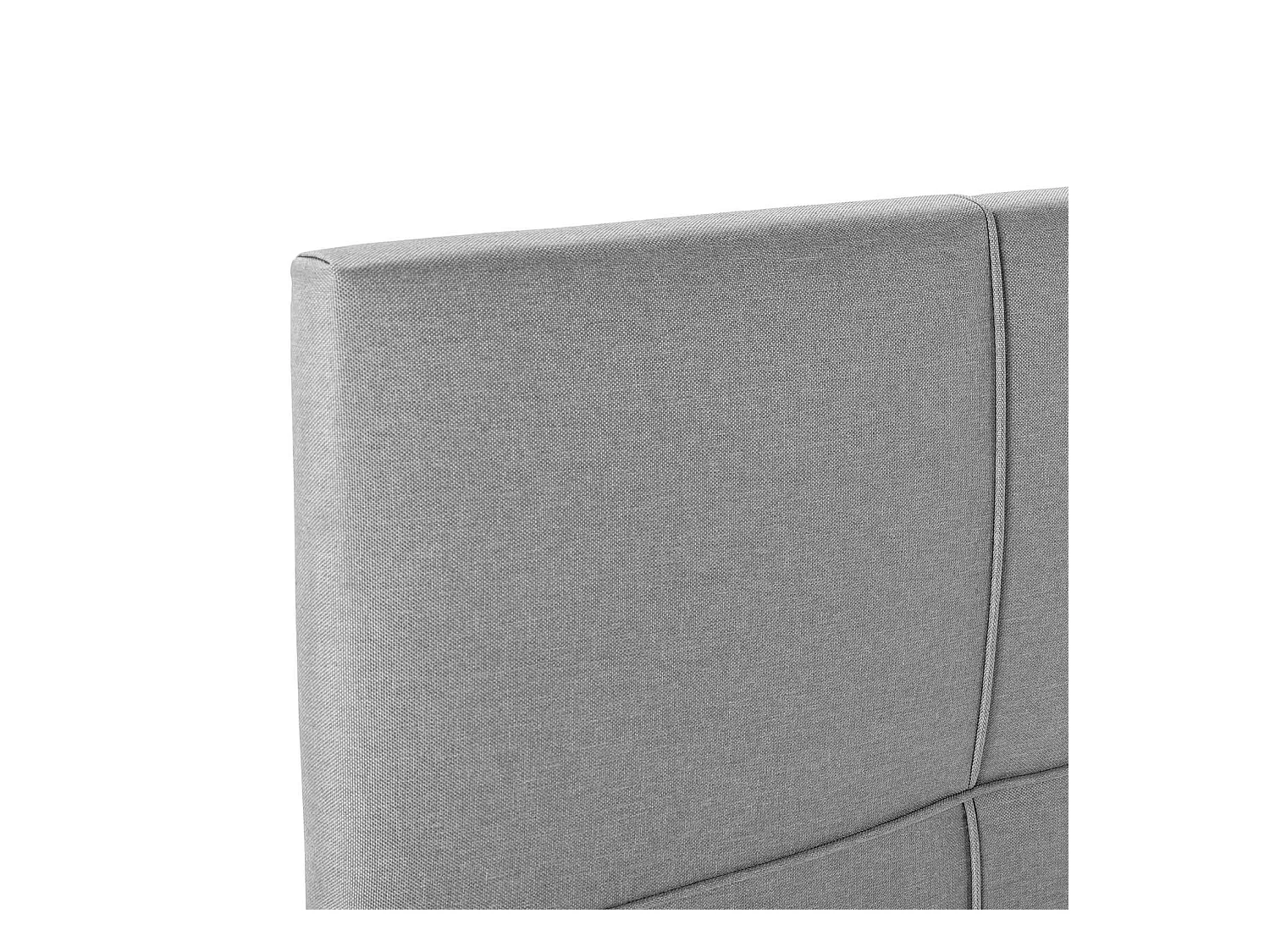 Tête de lit tapissée Sicilia 140x60 cm Gris