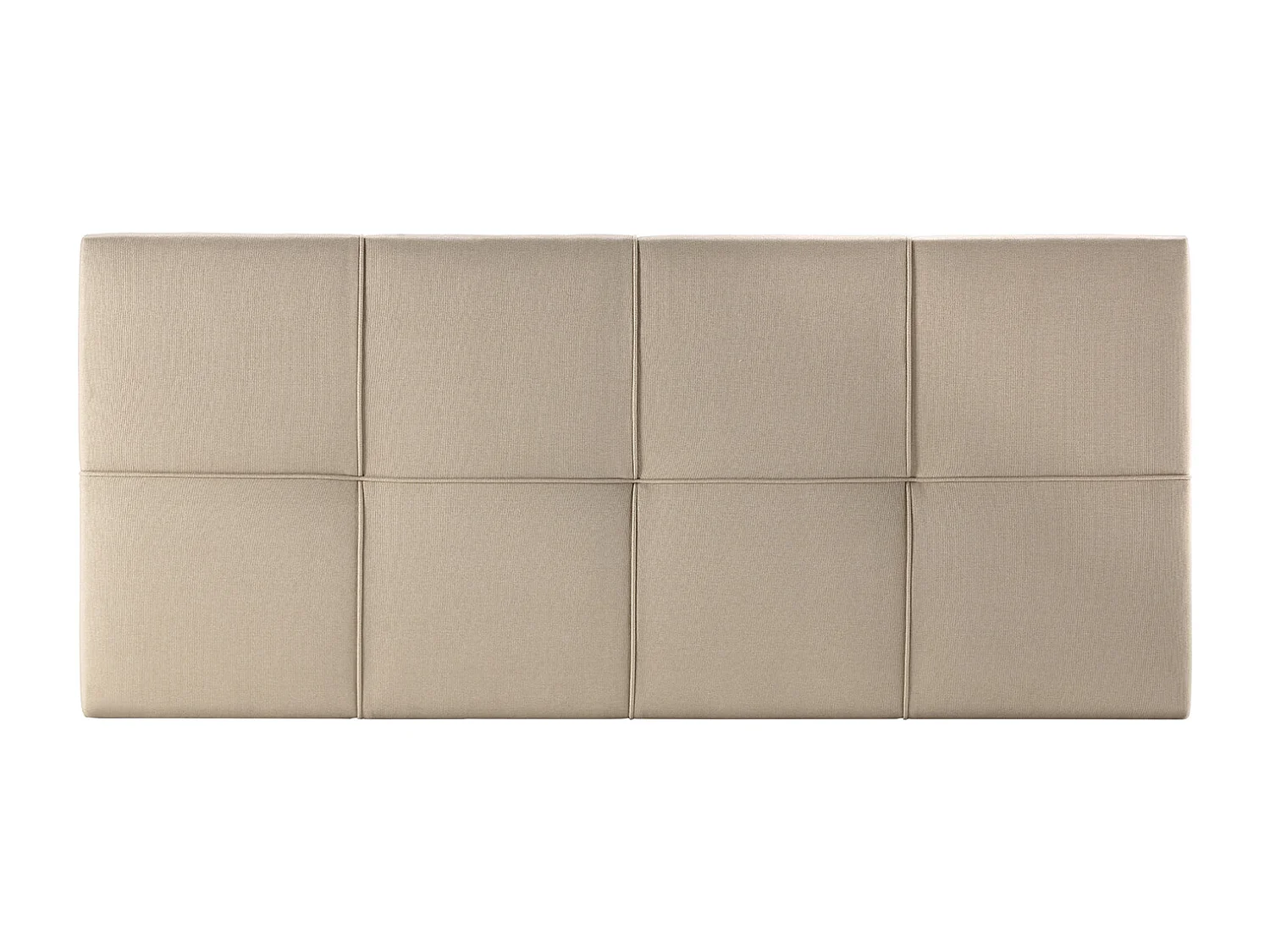 Kolumna Tapicerowana Głowica Łóżka Sicilia 140x60 cm Beżowy