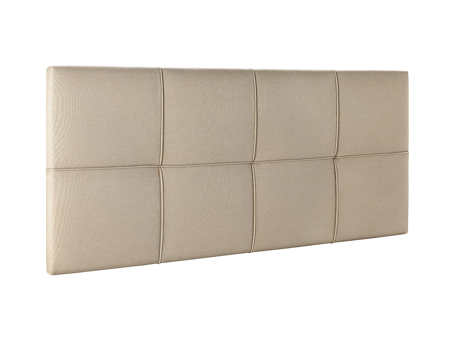 Tête de lit tapissée Sicilia 150x60 cm Beige