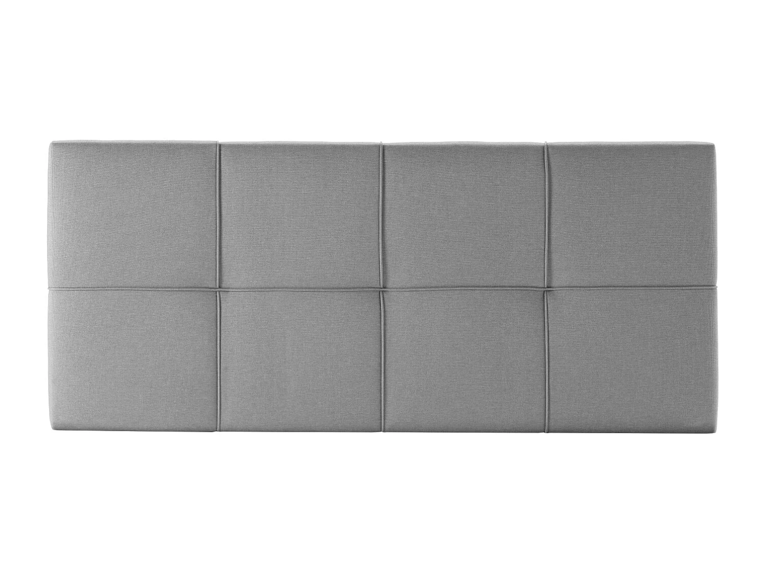 Tête de lit tapissée Sicilia 150x60 cm Gris