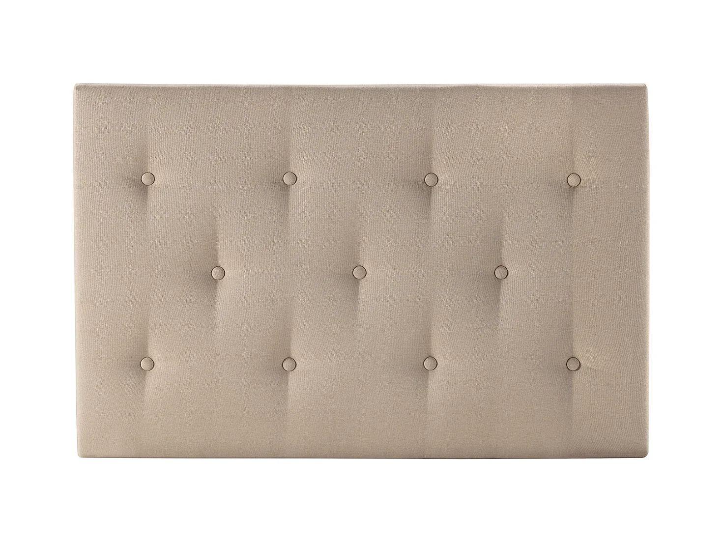 Tête de lit tapissée Turin 90x60 cm Beige