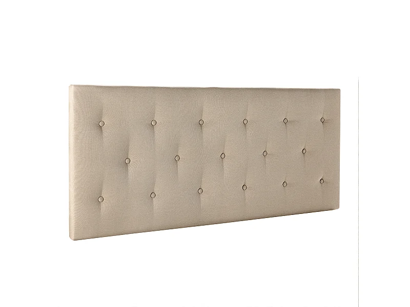 Tête de lit tapissée Turin 150x60 cm Beige