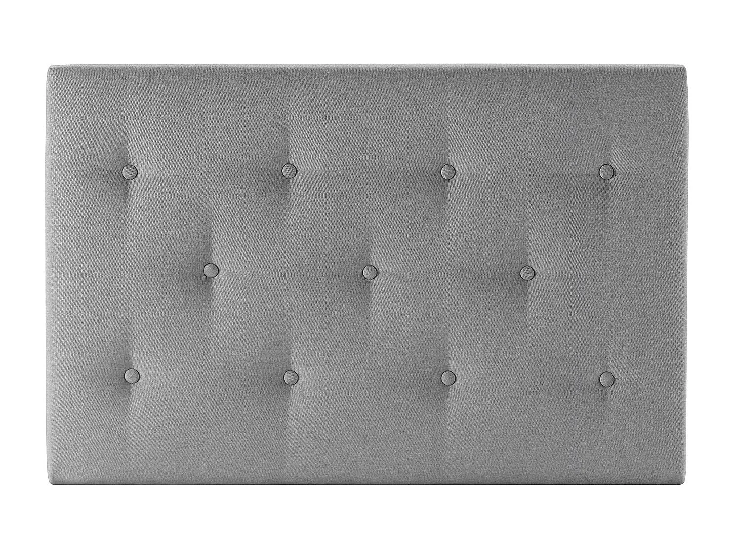 Szara tapicerowana głowica łóżka Turin 90x60 cm