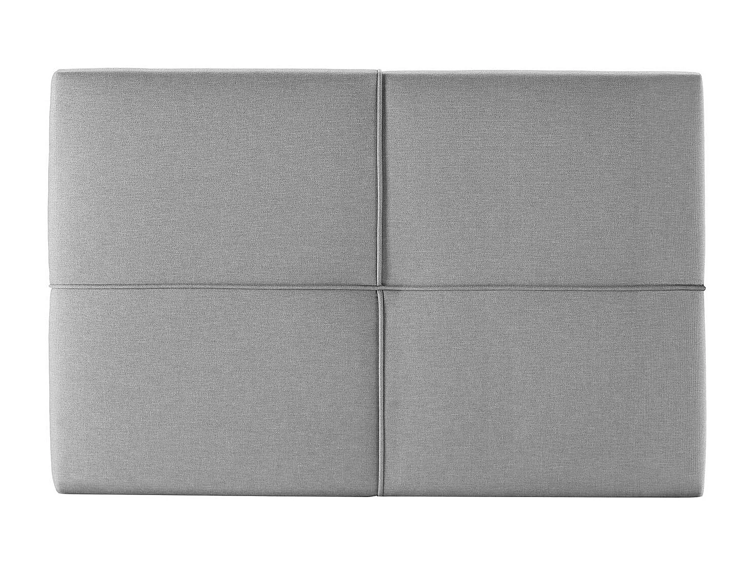 Szara tapicerowana głowica łóżka Sicilia 90x60 cm