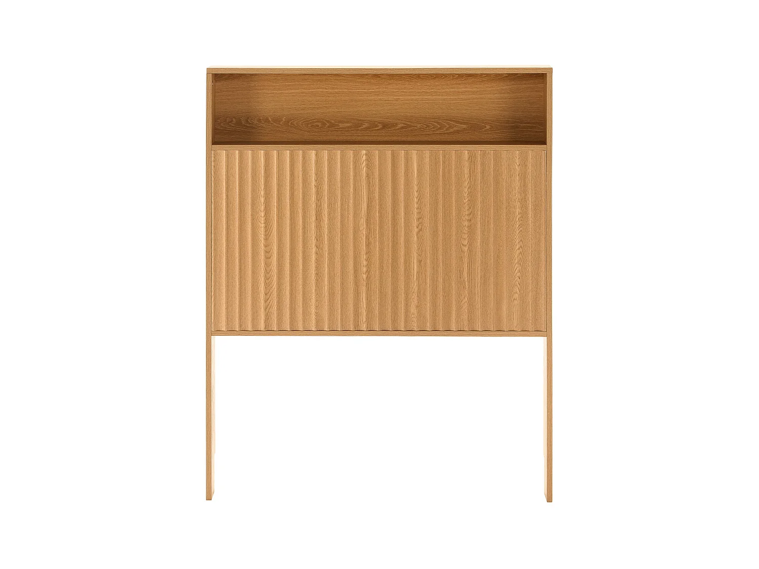 Cabecero de cama Lluvia 95 cm con almacenamiento color Roble