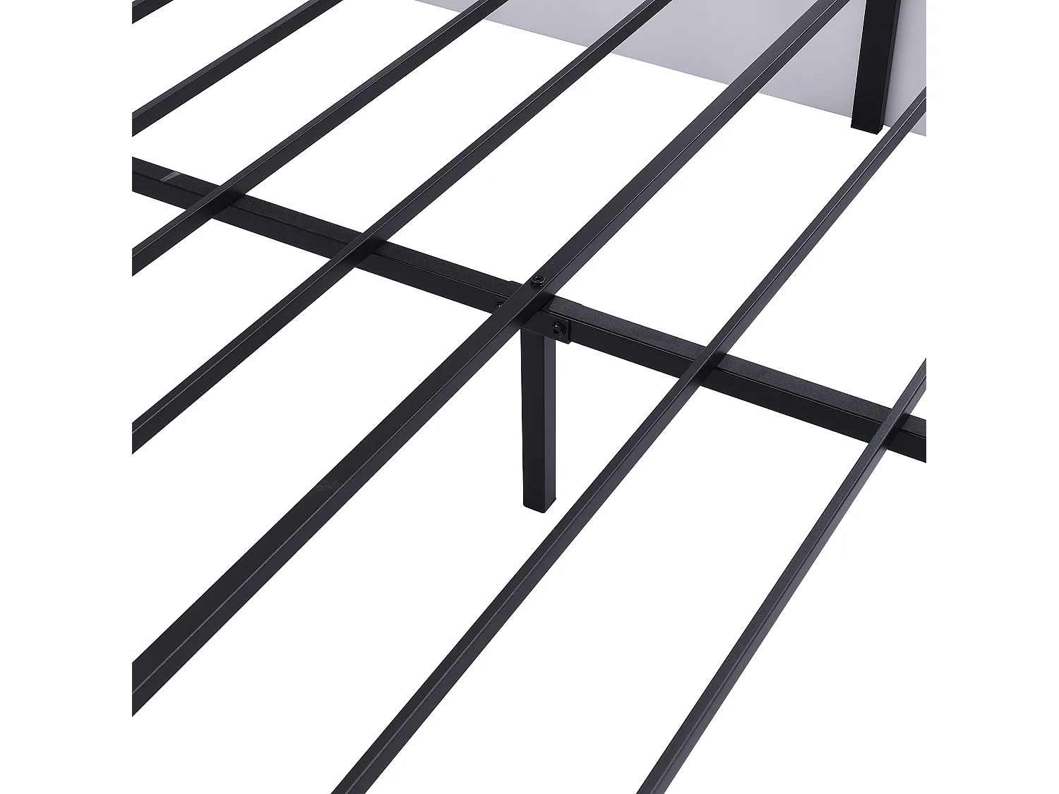 Lit adulte en bois 160x200 cm - avec 2 tables de chevet - avec port de chargement USB, haut-parleur Bluetooth et horloge numérique - Blanc