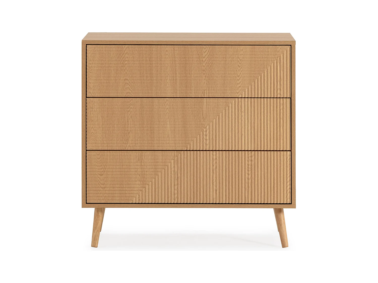 Commode Telmo 3 tiroirs couleur Chêne