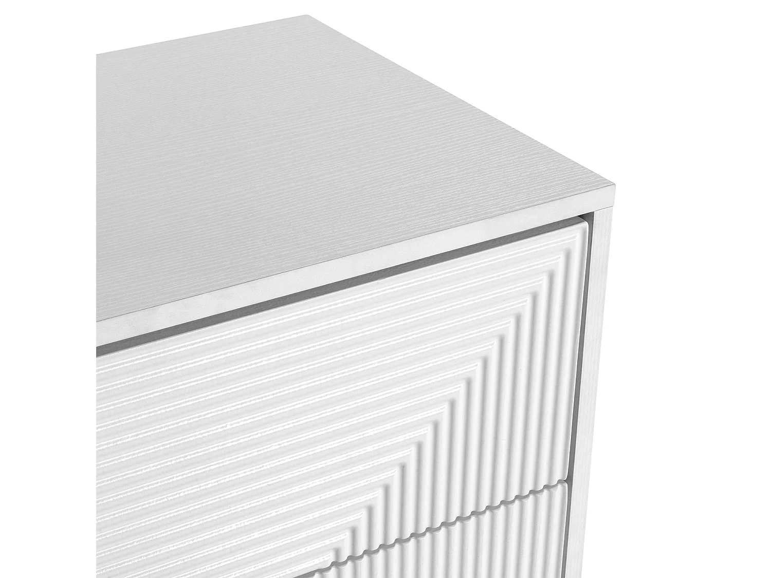 Kommode Telmo 3 schubladen Weiß