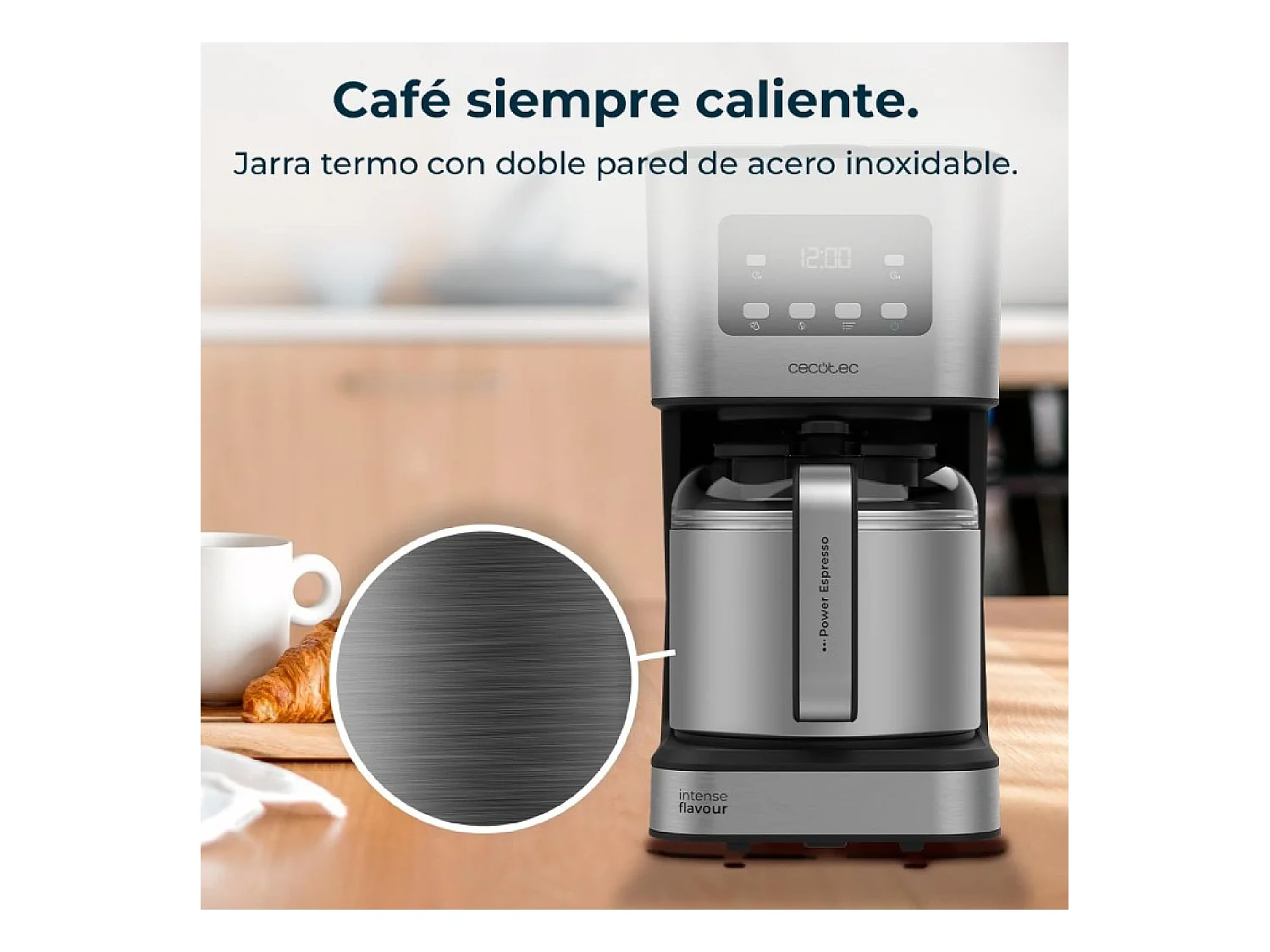 Cecotec Cafetière goutte à goutte Coffee 66 Drop & Thermo Time