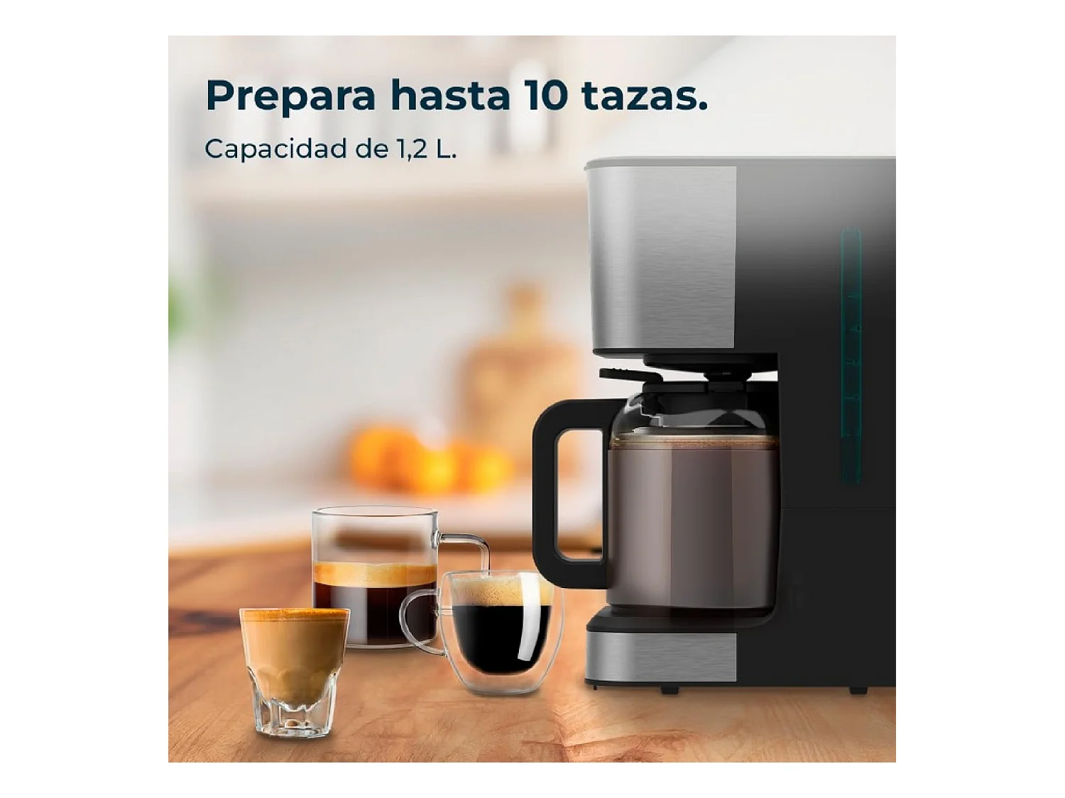 Cecotec Cafetière goutte à goutte Coffee 66 Drop & Thermo Time