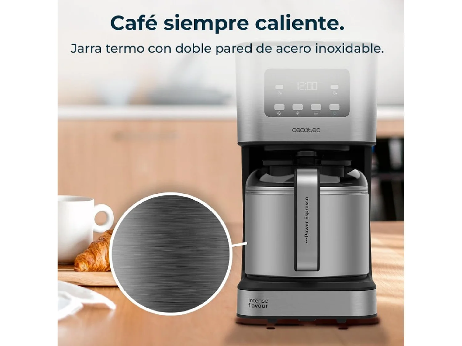 Cecotec Cafetière goutte à goutte Coffee 66 Drop & Thermo Time