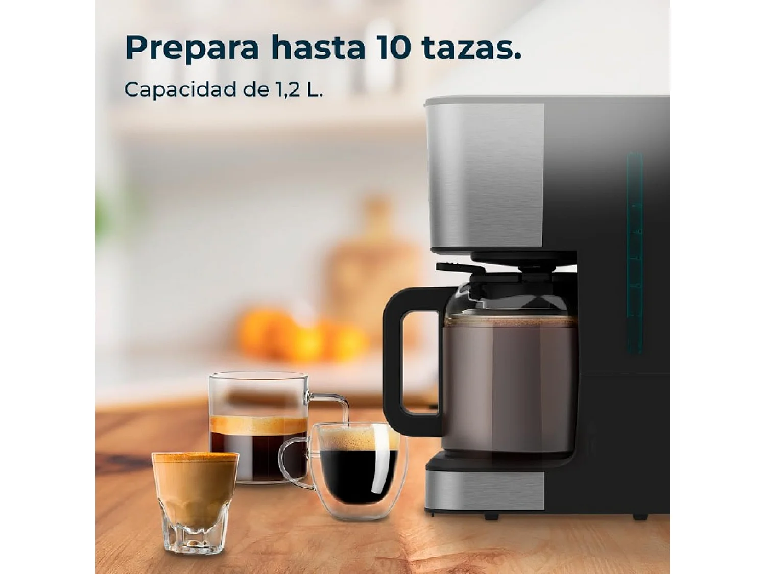 Cecotec Cafetière goutte à goutte Coffee 66 Drop & Thermo Time